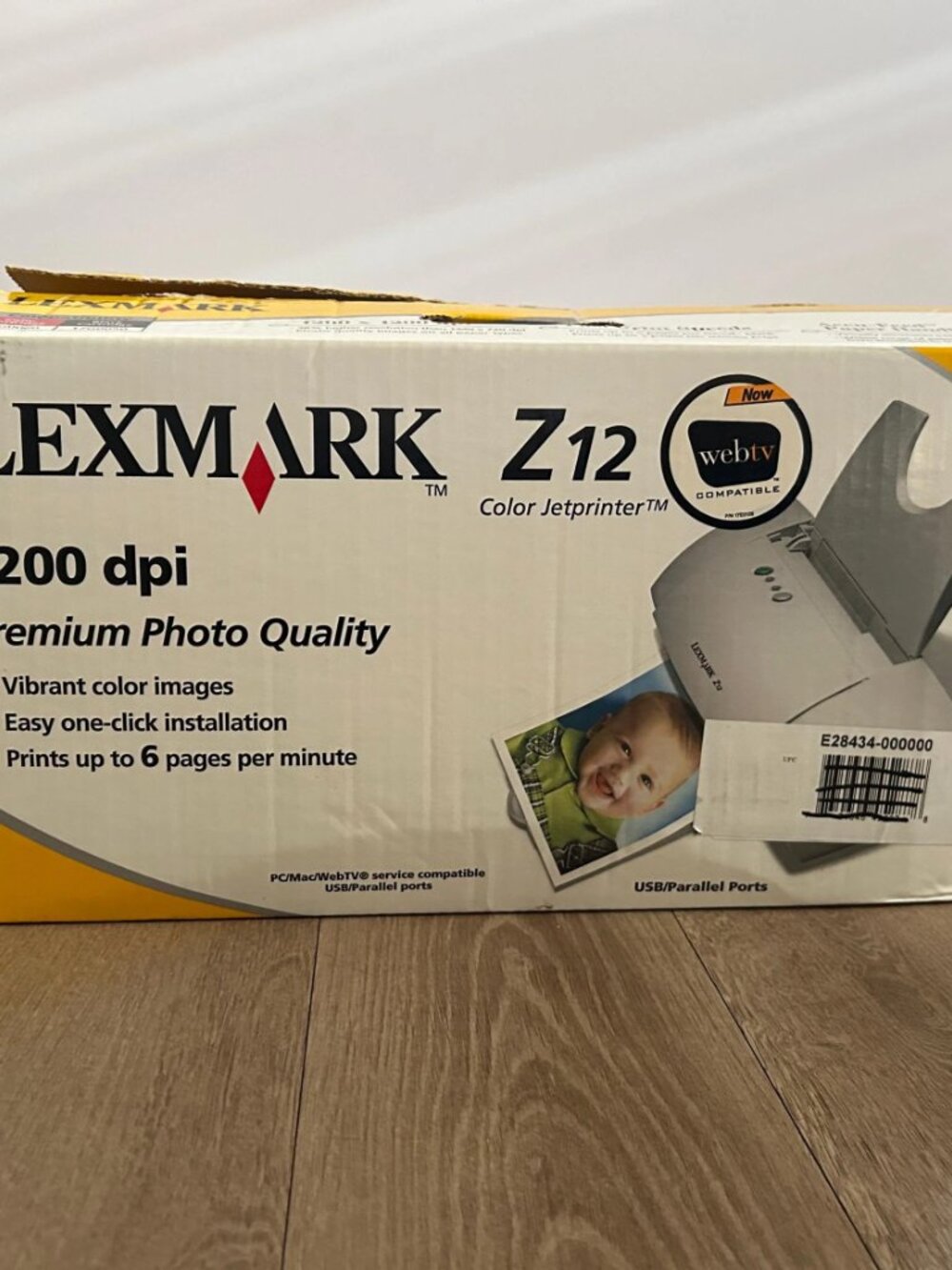 Vintage Lexmark Z12 Color Jet Printer - Open Box, 1200 DPI